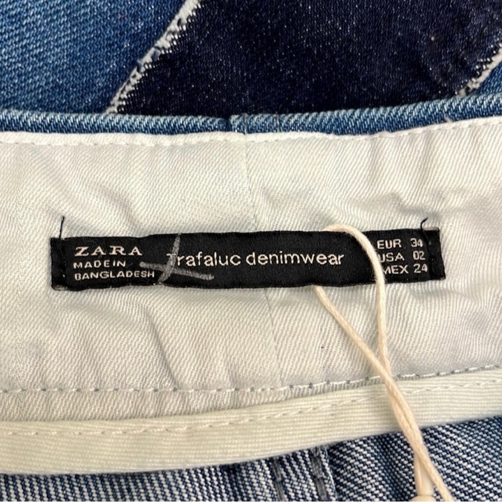 NWT Zara Trafaluc Denimwear Mom Fit Jeans - Picture 6 of 11